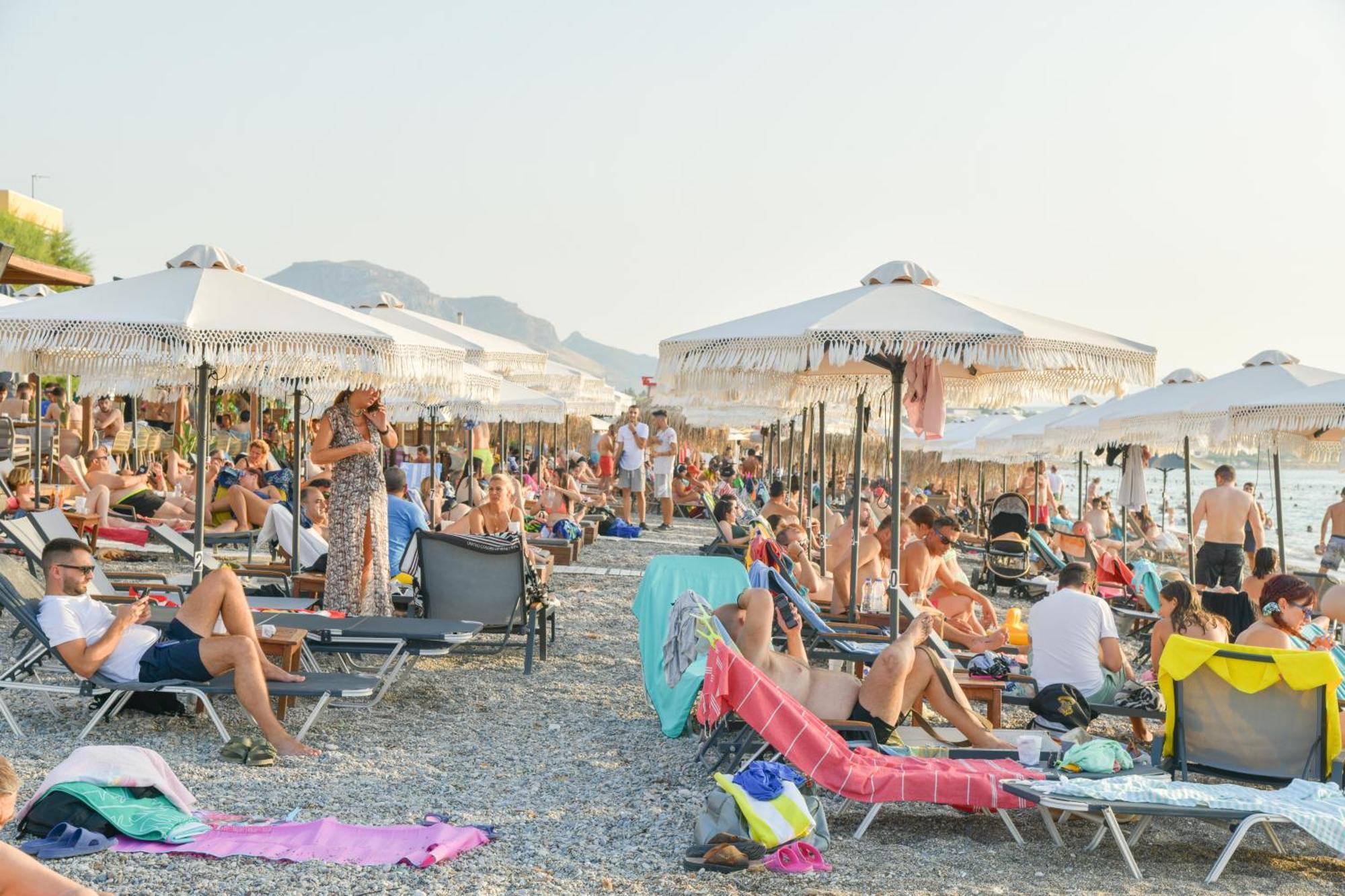 Beach Blue Villa Corinth Exteriör bild