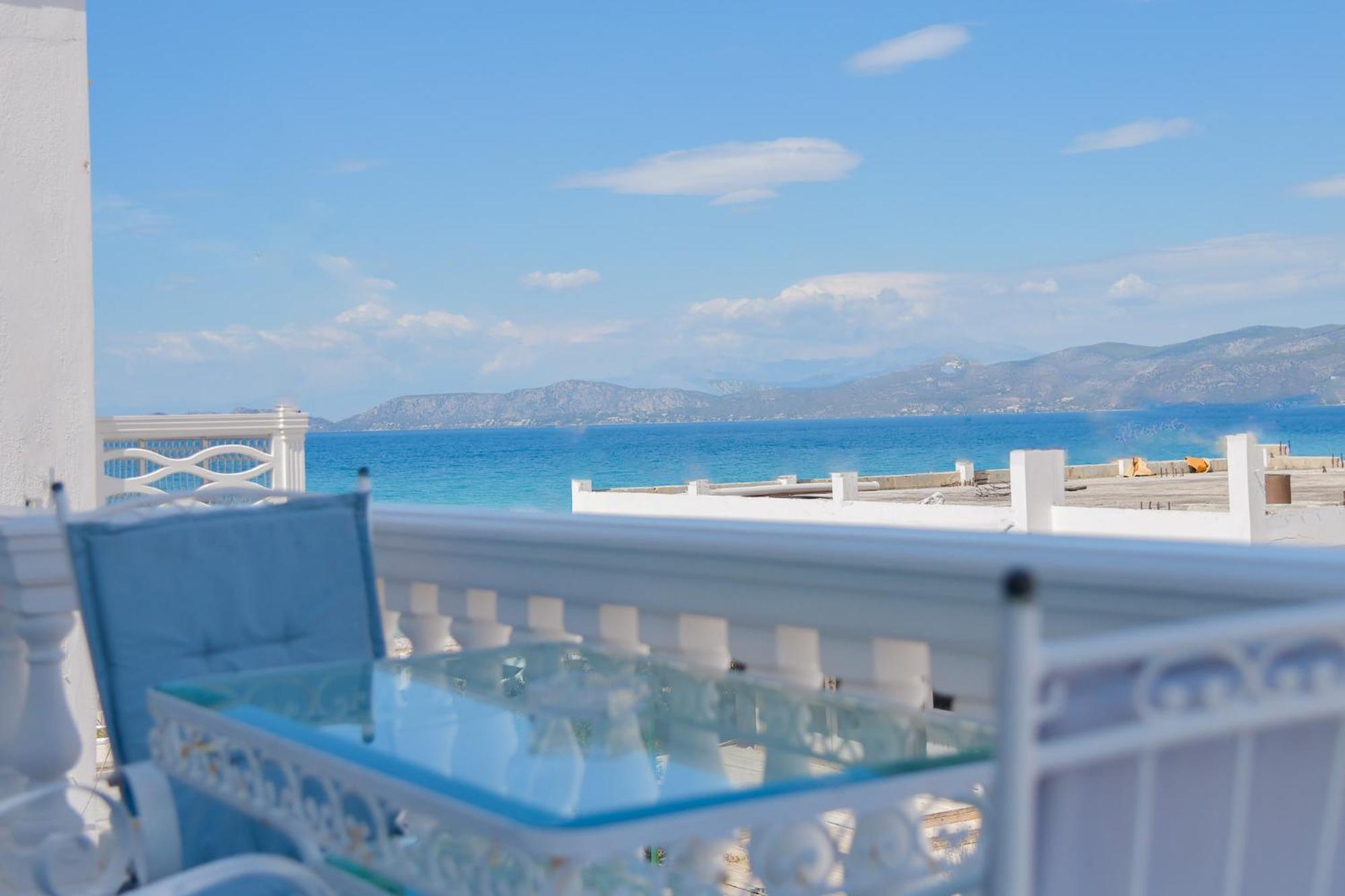 Beach Blue Villa Corinth Exteriör bild
