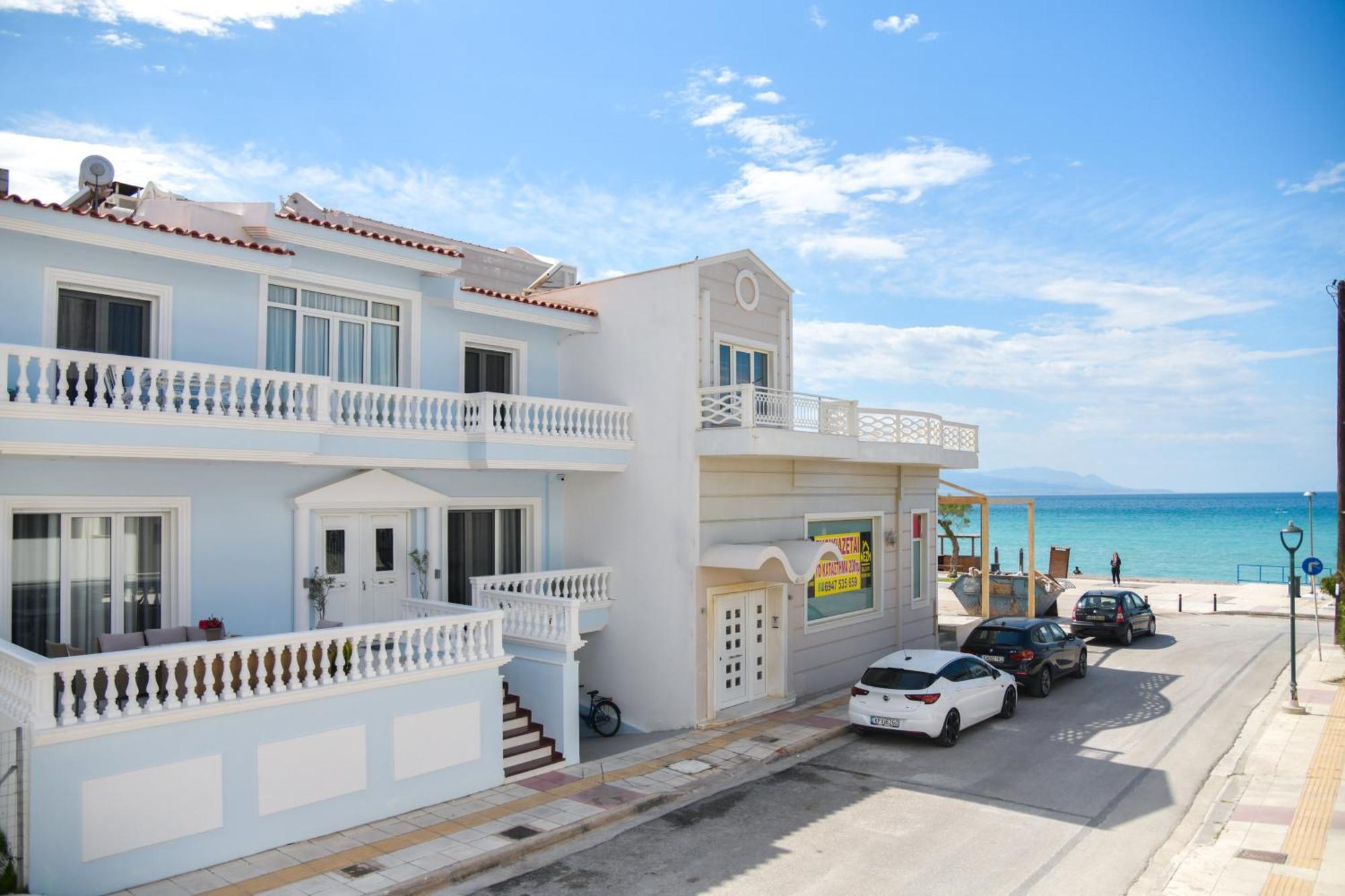 Beach Blue Villa Corinth Exteriör bild